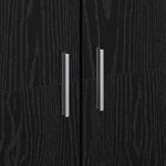 vidaXL Highboard Chêne Noir 60x35x180 cm Bois d'Ingénierie