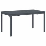vidaXL Ensemble de salle à manger pour jardin 11 Pièces Anthracite