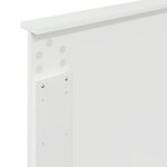 vidaXL Tête de lit Blanc brillant 90 cm Bois d'ingénierie