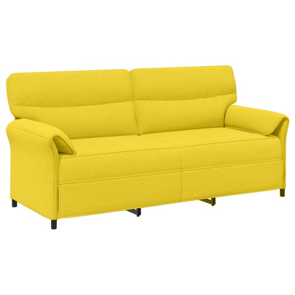 vidaXL Canapé 100  polyester  cadre en métal  MDF  Contreplaqué
