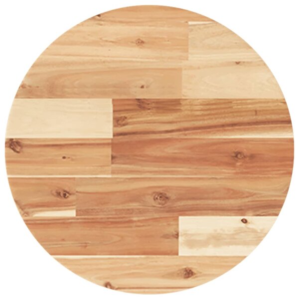 vidaXL Dessus de table rond Ø40x2 cm bois massif d'acacia