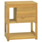 vidaXL Armoire de salle de bain 60x40x75 cm bois de teck solide