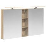 vidaXL Ensemble de Meubles de Salle de Bain 3 Pièces 120 x 14 5 x 70 cm