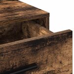 vidaXL Coiffeuse Chêne fumé 79 x 41 x 135 cm Bois d'ingénierie
