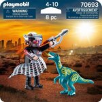 Playmobil - 70693 - playmobil duo braconnier vélociraptor