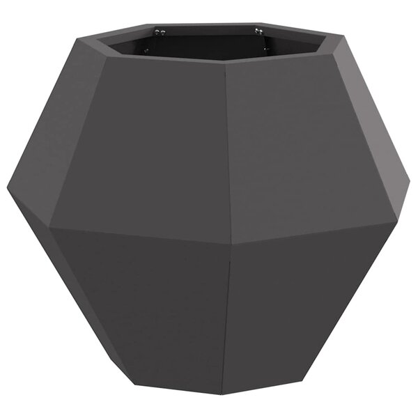 vidaXL Jardinière Noir 50 x 50 x 40 cm Acier