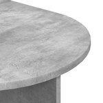 vidaXL Table de chevet Gris béton 48 x 49 x 65 cm Bois d’ingénierie