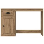 vidaXL Bureau chêne artisanal 50 x 115 x 75 cm Bois d'ingénierie