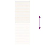 vidaXL Store zèbre beige marbré largeur du tissu 85 9 cm polyester