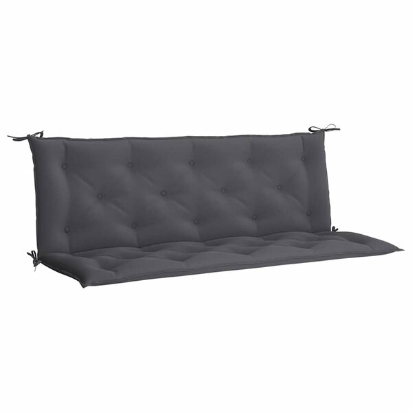 vidaXL Coussin de banc de jardin anthracite tissu oxford
