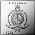 Monnaie JAPANESE BRIDGE AND WATER LILY POND Claude Monet Treasures of World Painting 1 Oz Argent 1$ Niue 2026 (PRÉCOMMANDE)