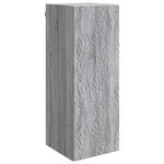 vidaXL Armoire Murale 33 x 34 5 x 90 cm Bois d'ingénierie Sonoma gris