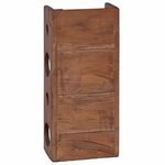 vidaXL Étagère Marron 24 x 13 x 54 cm Bois de Mahogany Massif