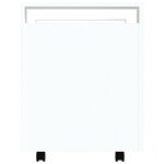 vidaXL Chariot de bureau Blanc 60x45x60 cm Bois d'ingénierie