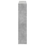 vidaXL Bibliothèque gris béton 137 5x29x137 5 cm bois d'ingénierie