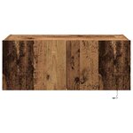 vidaXL Meuble TV mural Bois Ancien 80 x 35 x 31 cm Bois d'ingénierie