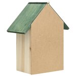 vidaXL Hôtel à insectes 2 Pièces 23x14x29 cm Bois de sapin massif