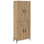 vidaXL Haut Armoire Montage mural Chêne artisanal 69 5 x 34 x 180 cm