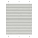 vidaXL Store plissé gris clair 110x150cm largeur du tissu 109 4cm