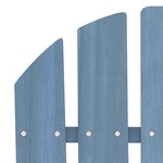 vidaXL Chaise de jardin Adirondack bois de sapin massif bleu