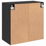 vidaXL Meuble mural Chêne noir 60 x 31 x 60 cm Bois d'ingénierie