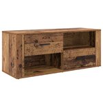 vidaXL Meuble TV Bois Ancien 100 x 35 x 40 cm Bois d'ingénierie