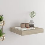 vidaXL Étagère flottante murale chêne 23x23 5x3 8 cm MDF