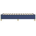 vidaXL Cadre de lit sans matelas bleu 80x200 cm tissu