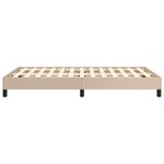 vidaXL Cadre de lit sans matelas cappuccino 120x190 cm similicuir