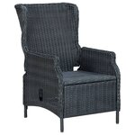 vidaXL Ensemble à manger d'extérieur 9 Pièces et coussins résine tressée