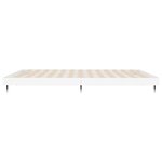 vidaXL Cadre de lit sans matelas blanc 140x200 cm bois d'ingénierie