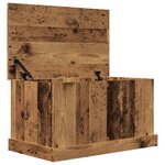 vidaXL Boîtes de rangement vieux bois 70x40x38 cm bois d'ingénierie