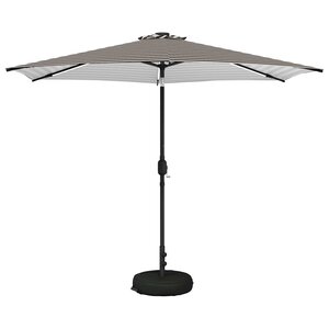 vidaXL Parasol de jardin avec lumières LED et base 300 x 300 cm