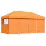 vidaXL Tente de fête 292 x 580 x 315 cm Orange Tissu Oxford