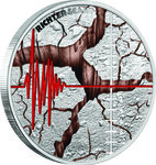 Pièce de monnaie en Argent 1 Dollar g 31.1 (1 oz) Millésime 2025 RICHTER SCALE