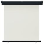 vidaXL Auvent latéral de balcon 175x250 cm Crème