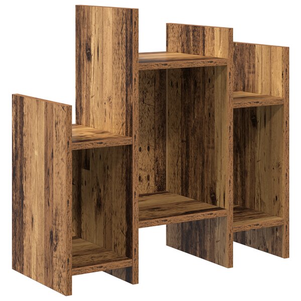 vidaXL Meuble d'appoint Bois ancien 60 x 26 x 60 cm Bois d'ingénierie