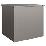 vidaXL Boîte de Rangement Extérieure Marron 55 x 50.5 x 50 cm