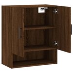 vidaXL Armoire murale chêne marron 60x31x70 cm bois d'ingénierie