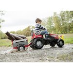 Rolly Toys 122097 - Remorque Farm Trailer rouge et argent