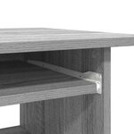 vidaXL Bureau Sonoma gris 80x45x74 cm Bois d'ingénierie