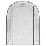 vidaXL Serre avec cadre 160 x 200 x 192 5 cm PVC Transparent