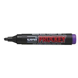 Marqueur PROCKEY PM126 Pointe biseautée large 5 7mm Violet UNI-BALL
