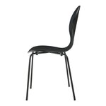 Lot de 4 chaises de salle à manger 85 x 48 x 50 cm moderne design robuste noir 03_0009820
