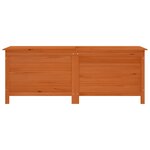 vidaXL Boîte de rangement de jardin marron bois massif de sapin