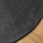 vidaXL Tapis HUARTE Anthracite 150 x 80 cm 100 Polyester