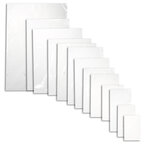 Lot de 100 sachets plastiques sans fermeture 250x400mm épaisseur fine 25µ