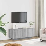 vidaXL Meuble TV Sonoma gris 100x35x40 cm Bois d'ingénierie