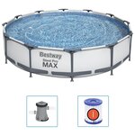 Bestway Ensemble de piscine Steel Pro MAX 366x76 cm