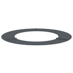 vidaXL adapté pour anneau d'arbre plat Anthracite Ø50 / 80 cm Acier